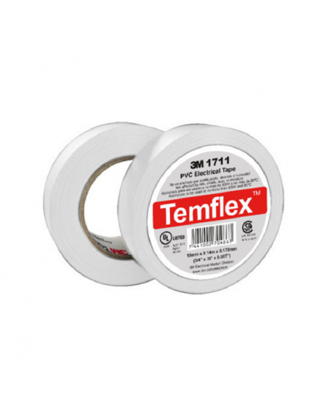 TAPE TEMFLEX GRANDE BLANCO 3/4X60' 3M 165