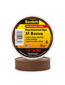 TAPE SCOTCH 35 CHOCOLATE 3M 3/4x66'