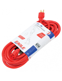 EXTENSION USO PESADO 3X12 25 PIES ROJA 312-25