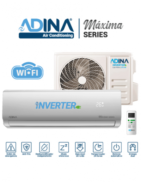 AIRE ACOND. MAXIMA INVERTER-WIFI 18000BTU