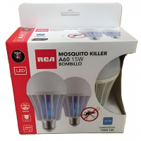 BOMBILLO LED MOSQUITO KILLER (2PACK) 15W 6500K 1.6W LUZ AZUL 85/265VRCA