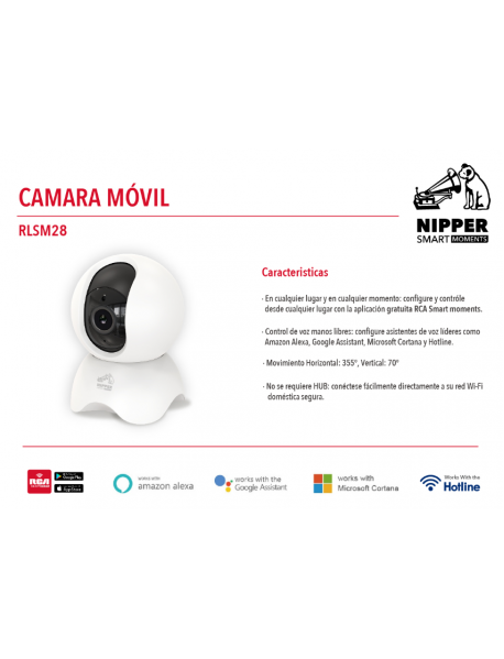 CAMARA 1080 MOVIL SMART WIFI RCA RLSM28