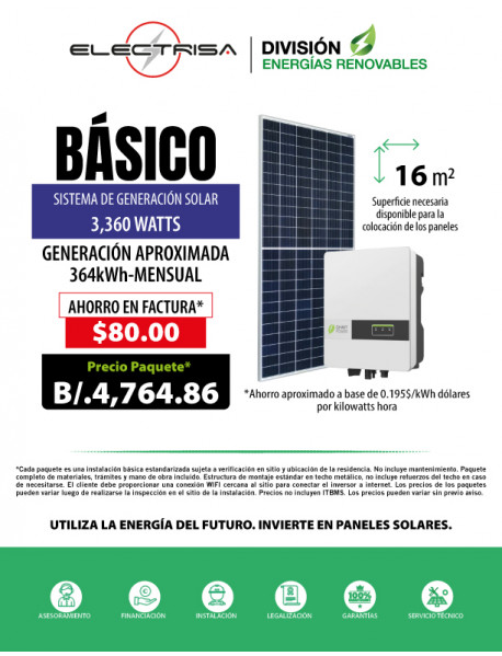 KIT PANELES SOLARES BASICO